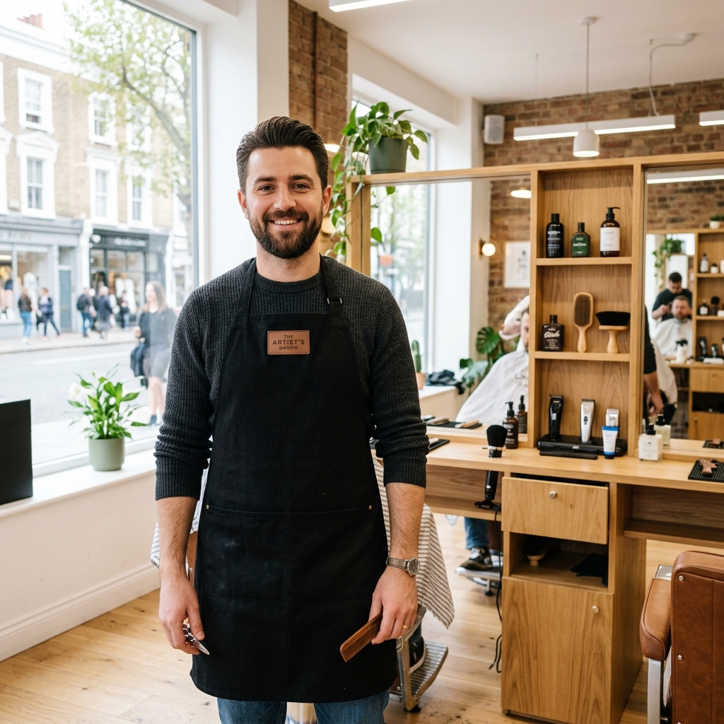 Men's grooming and beard styling ritual at VIZILTI Salon